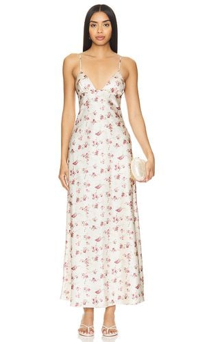 V Front Midi Dress in Ivory. - size 10 (also in 12, 2, 4, 6, 8) - WeWoreWhat - Modalova