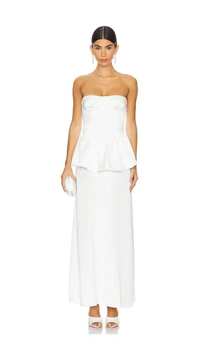 Corset Peplum Maxi Dress in . Size 0. Also in 00 - WeWoreWhat - Modalova