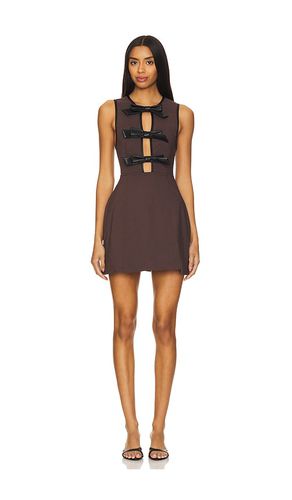 Piped Peplum Mini Dress in . Taglia 4 - WeWoreWhat - Modalova