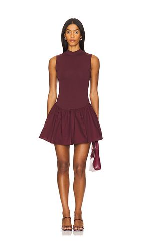 Vestido mockneck en color vino talla L en - Wine. Talla L (también en M, S, XL, XS) - WeWoreWhat - Modalova