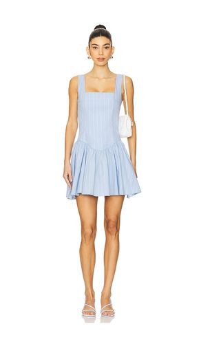 Corset Peplum Mini Dress in Blue. - size 0 (also in 00, 10, 12, 14, 2, 4, 6, 8) - WeWoreWhat - Modalova
