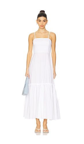 Ruffle Flare Midi Dress in White. - size 0 (also in 00, 12, 2, 4, 6) - WeWoreWhat - Modalova