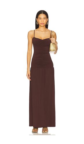 MAXIKLEID MIT RAFFUNGEN UND RUNDEM HALSAUSSCHNITT in . Größe M. Also in XL - WeWoreWhat - Modalova