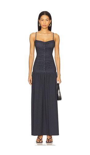 MAXIKLEID MIT RAFFUNGEN UND RUNDEM HALSAUSSCHNITT in . Größe M. Also in L - WeWoreWhat - Modalova