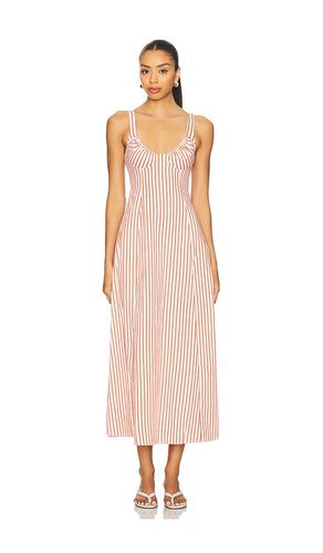 Ruched Cup Midi Dress in Red. - size 0 (also in 00, 10, 12, 2, 4, 6, 8) - WeWoreWhat - Modalova