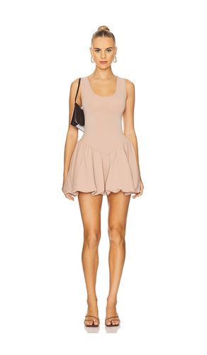 Deep V Bubble Dress in Rose. - size M (also in XS) - WeWoreWhat - Modalova