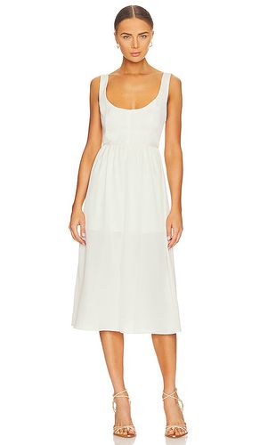 Corset Midi Dress in White. - size L (also in M, S, XS) - WeWoreWhat - Modalova