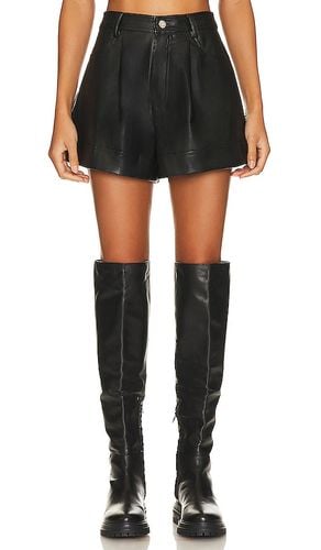 Faux Leather Cuffed Short in . - size 25 (also in 26, 27) - WeWoreWhat - Modalova