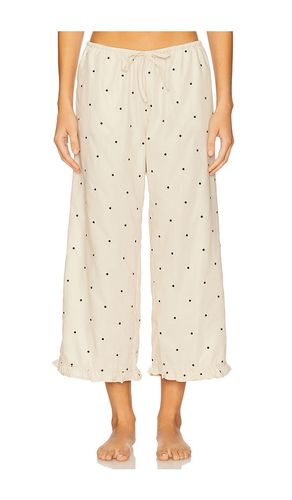 Ruffle Pull-On Pant in Tan. - size L (also in M, S, XL, XS) - WeWoreWhat - Modalova