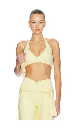 V Neck Halter Bra in Lemon. - size L (also in M, S, XL, XS) - WeWoreWhat - Modalova