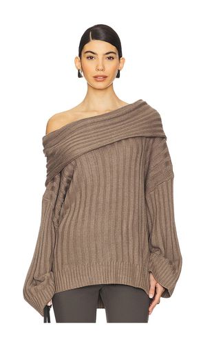 Oversized Off Shoulder Sweater in Grey. - size L (also in M, S, XL, XS, XXS) - WeWoreWhat - Modalova