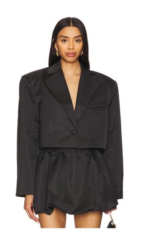 Cropped Satin Blazer in . - size M (also in S, XS) - WeWoreWhat - Modalova