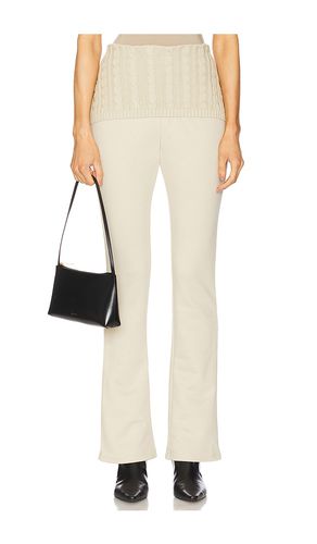 Cable Rolled Pant in Ivory. - size L (also in M, S, XL, XS, XXS) - WeWoreWhat - Modalova