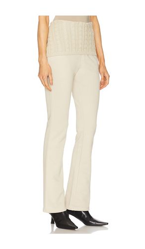 Cable rolled pant in color ivory size S (also in M) - WeWoreWhat - Modalova
