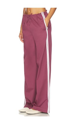 Pull On Ruffle Waist Pant in Purple. - size L (also in M, S) - WeWoreWhat - Modalova