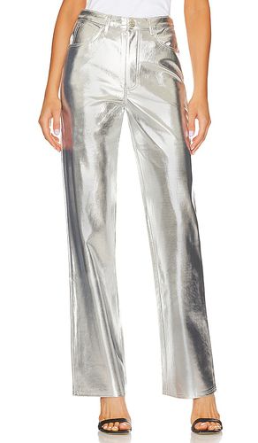 Straight Leg in Metallic Silver. - size 23 (also in 24, 25, 26, 27, 28, 29) - WeWoreWhat - Modalova