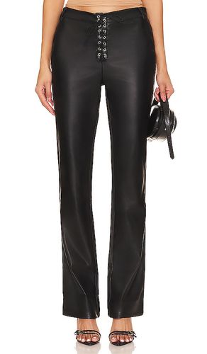 Faux Leather Lace Front Pant in . - size 23 (also in 24, 25) - WeWoreWhat - Modalova