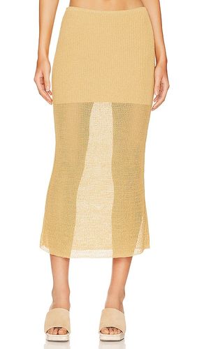 Knit Midi Skirt in Tan. - size L (also in M) - WeWoreWhat - Modalova