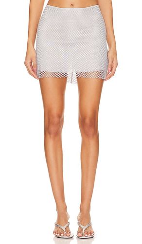 Crystal Mini Skirt in Metallic . - size 0 (also in 2, 4, 6) - WeWoreWhat - Modalova