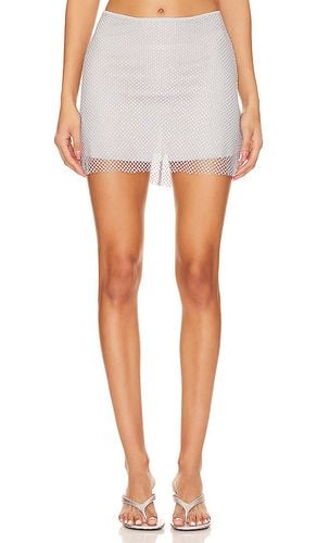 Crystal Mini Skirt in Metallic . - size 0 (also in 2, 4) - WeWoreWhat - Modalova