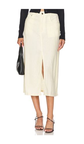 Front Slit Skirt in Ivory. - size L (also in M, S) - WeWoreWhat - Modalova