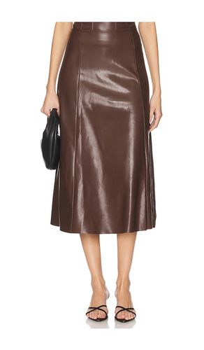 Faux Leather Flare Midi Skirt in . - size 0 (also in 10, 12, 2, 4, 6, 8) - WeWoreWhat - Modalova