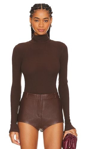 Turtle Neck Bodysuit in Brown. - size L (also in S) - WeWoreWhat - Modalova