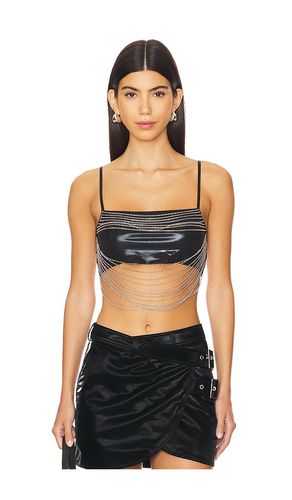 Chain bandana top en color talla M en - Black. Talla M (también en S, XL, XS, XXS) - WeWoreWhat - Modalova