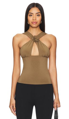 Rose halter top en color talla M en - Brown. Talla M (también en L, S) - WeWoreWhat - Modalova