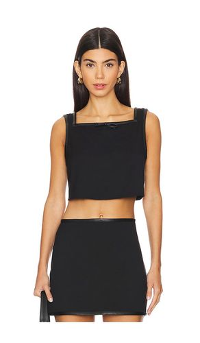 Cropped square neck top en color talla L en - Black. Talla L (también en M, S, XL, XS, XXS) - WeWoreWhat - Modalova