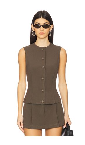 Button Down Vest in Olive. - size M (also in S, XS) - WeWoreWhat - Modalova