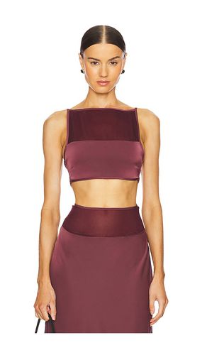 Camisola square neck en color burgundy talla L en - Burgundy. Talla L (también en M, S, XL) - WeWoreWhat - Modalova