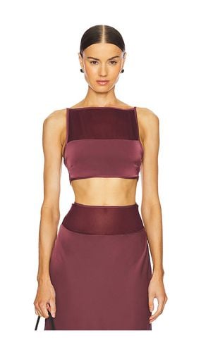 Camisola square neck en color burgundy talla M en - Burgundy. Talla M (también en S, XL) - WeWoreWhat - Modalova