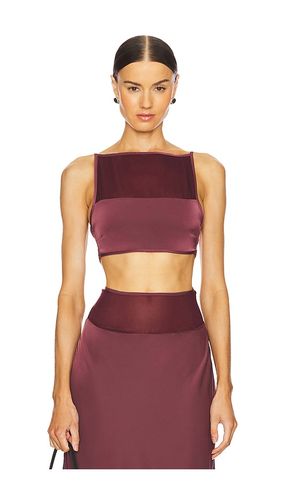 Camisola square neck en color burgundy talla M en - Burgundy. Talla M (también en XL) - WeWoreWhat - Modalova