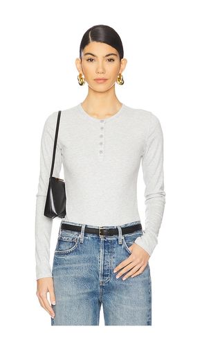 V-Neck Henley Bodysuit in . Taglia L. Also in M, S, XL, XS, XXS - WeWoreWhat - Modalova