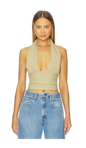Top halter top en color verde talla L (también en M) - WeWoreWhat - Modalova
