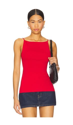 High Straight Neck Top in Red. - size L (also in M, S, XL, XS) - WeWoreWhat - Modalova