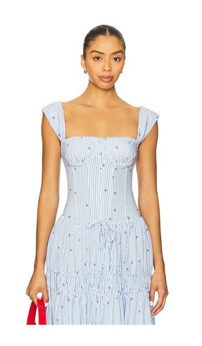 Ruched Cup Corset in Blue. - size 0 (also in 2, 4) - WeWoreWhat - Modalova