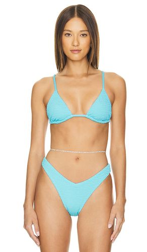 Cooper Bikini Top in Teal. - size L (also in M, S, XS) - WeWoreWhat - Modalova