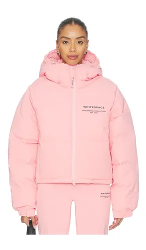 Cropped Puffer Jacket in Pink. - size S (also in XS, L) - Whitespace - Modalova