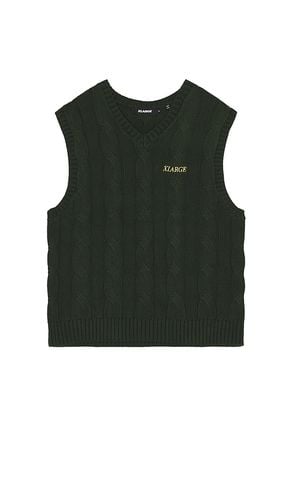 Cable Knit Vest in Dark . - size L (also in M, S, XL/1X) - XLARGE - Modalova