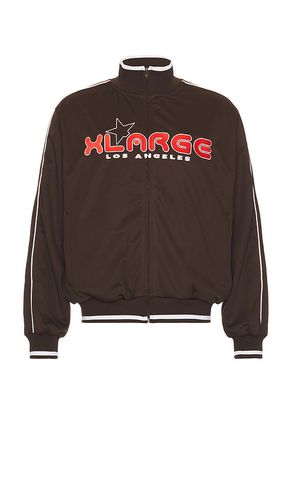 Embroidered Logo Piping Track Jacket in . - size L (also in M, S, XL/1X) - XLARGE - Modalova