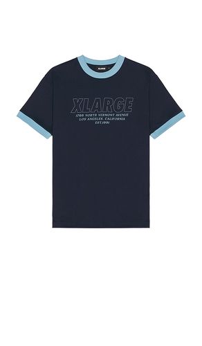 Store Address Ringer Tee in Blue. - size L (also in M, S, XL/1X) - XLARGE - Modalova