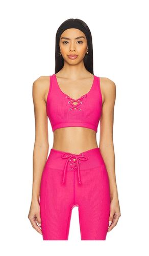 Ribbed Football Bra in Pink. - size L (also in M, XL, XS) - YEAR OF OURS - Modalova
