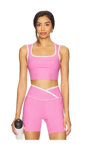 Ribbed Diana Sports Bra in Pink. - size L (also in XL, XS) - YEAR OF OURS - Modalova