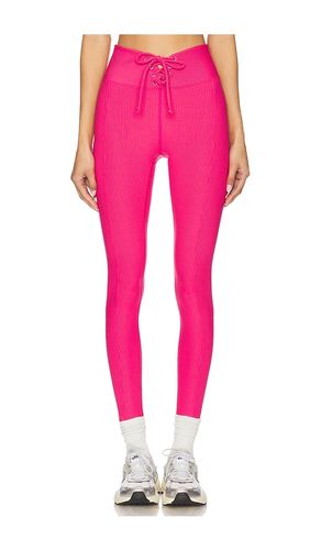 Ribbed Football Legging in Pink. - size L (also in M, S, XL, XS) - YEAR OF OURS - Modalova