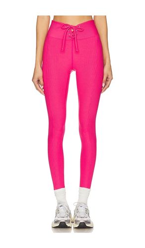 Ribbed Football Legging in Pink. - size L (also in M, XL) - YEAR OF OURS - Modalova
