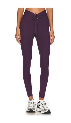 Ribbed Football Legging in Purple. - size M (also in S, XL, XS) - YEAR OF OURS - Modalova