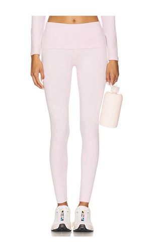 Ballet Fold Over Legging in Pink. - size L (also in M, S, XL, XS) - YEAR OF OURS - Modalova