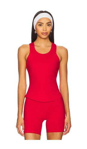 Ribbed Sporty Tank Top in Red. - size L (also in M, XS) - YEAR OF OURS - Modalova